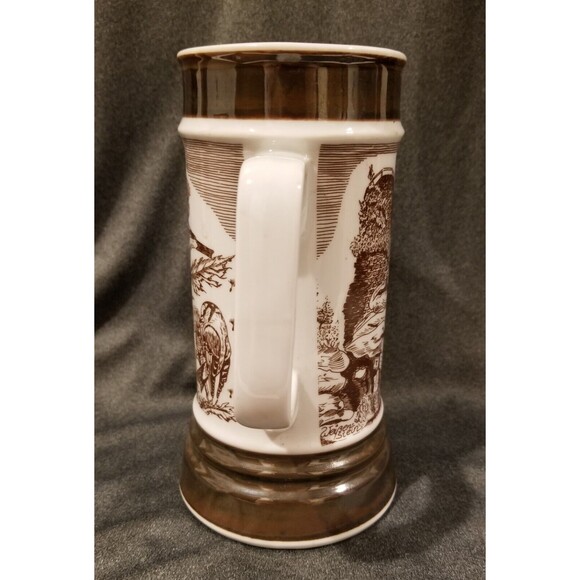 13th Int Steinwaldwandertag 1984 Stein Mug German Lebenshilfe Birds Weibenstein - Picture 4 of 7